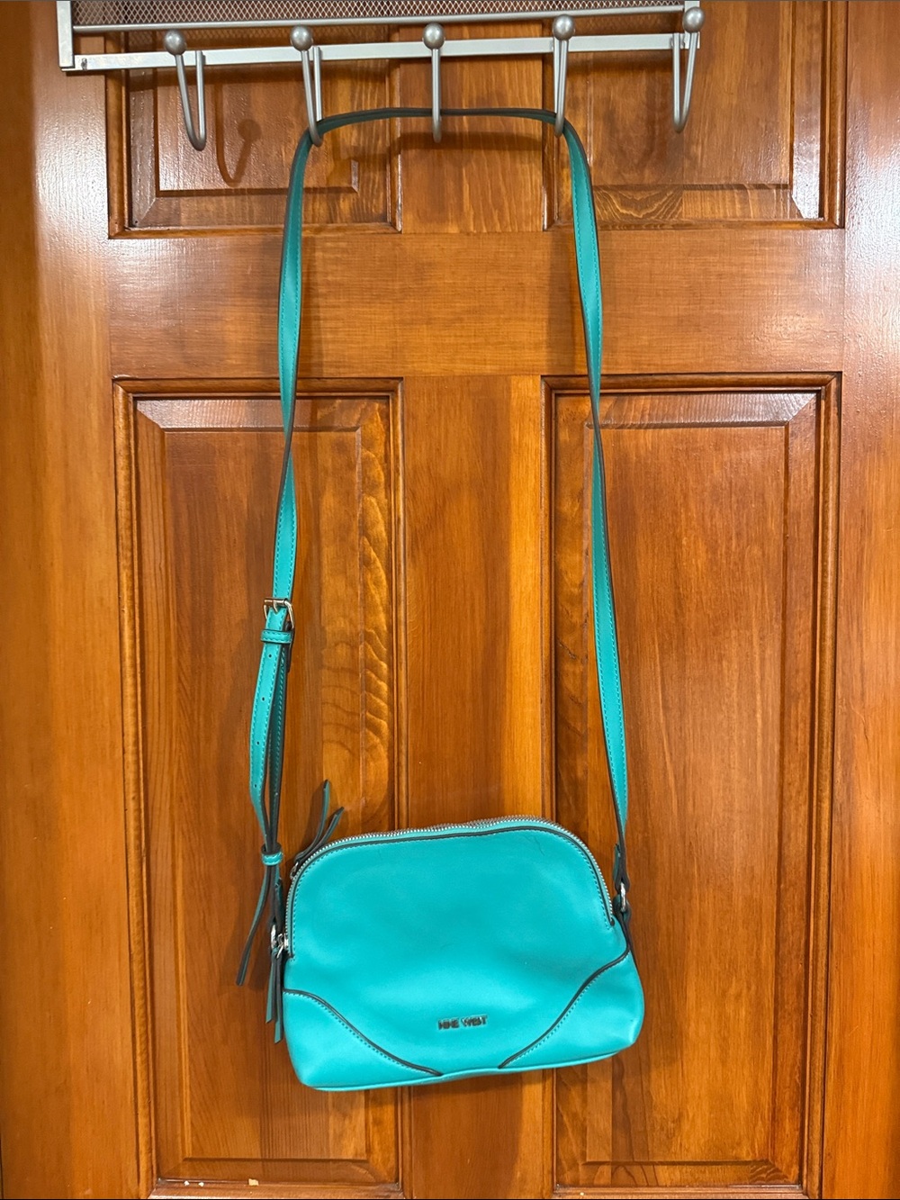 Nine West Teal Adjustable Strap Crossbody